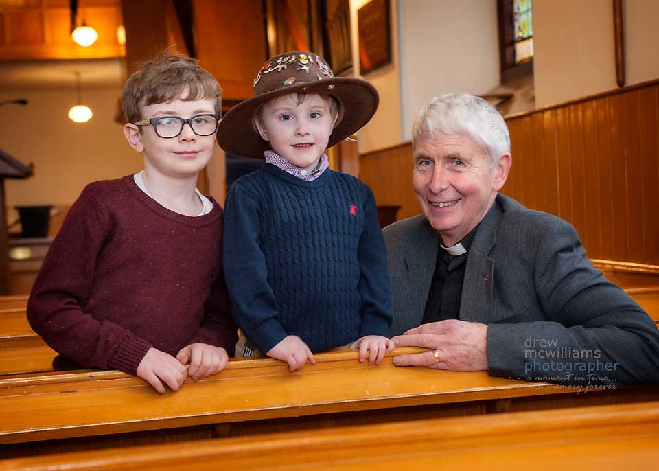 Children's address time at Dromore Non-Subscribing Presbyterian Church