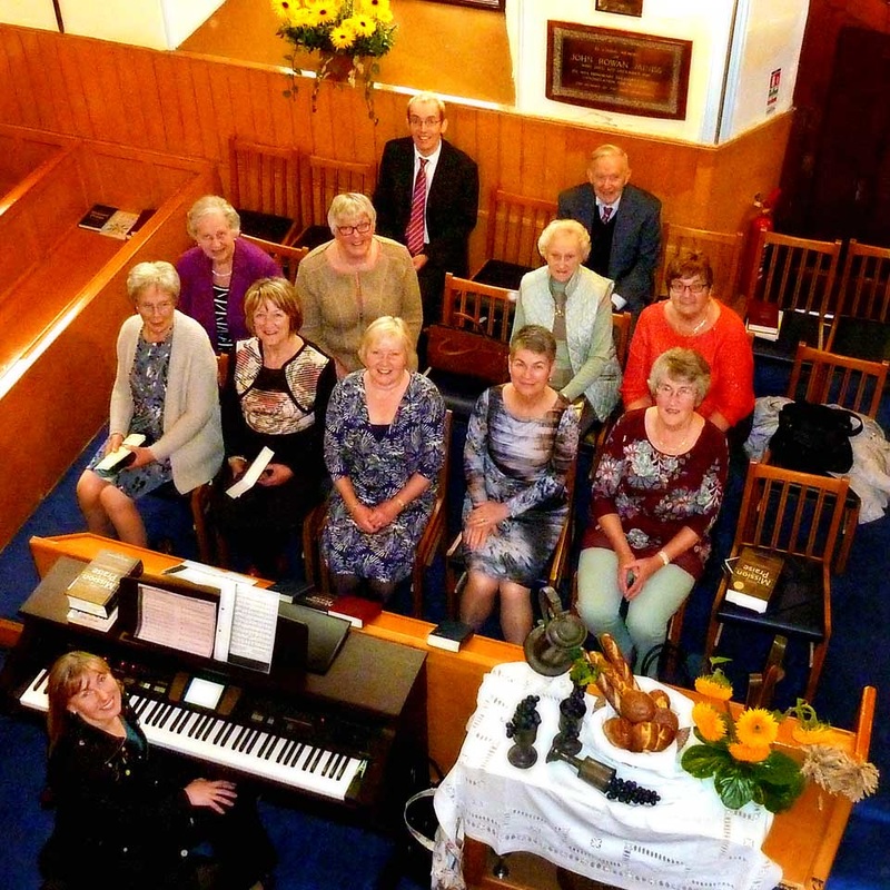 Harvest Service Choir at Dromore Non-Subscribing Presbyterian Church